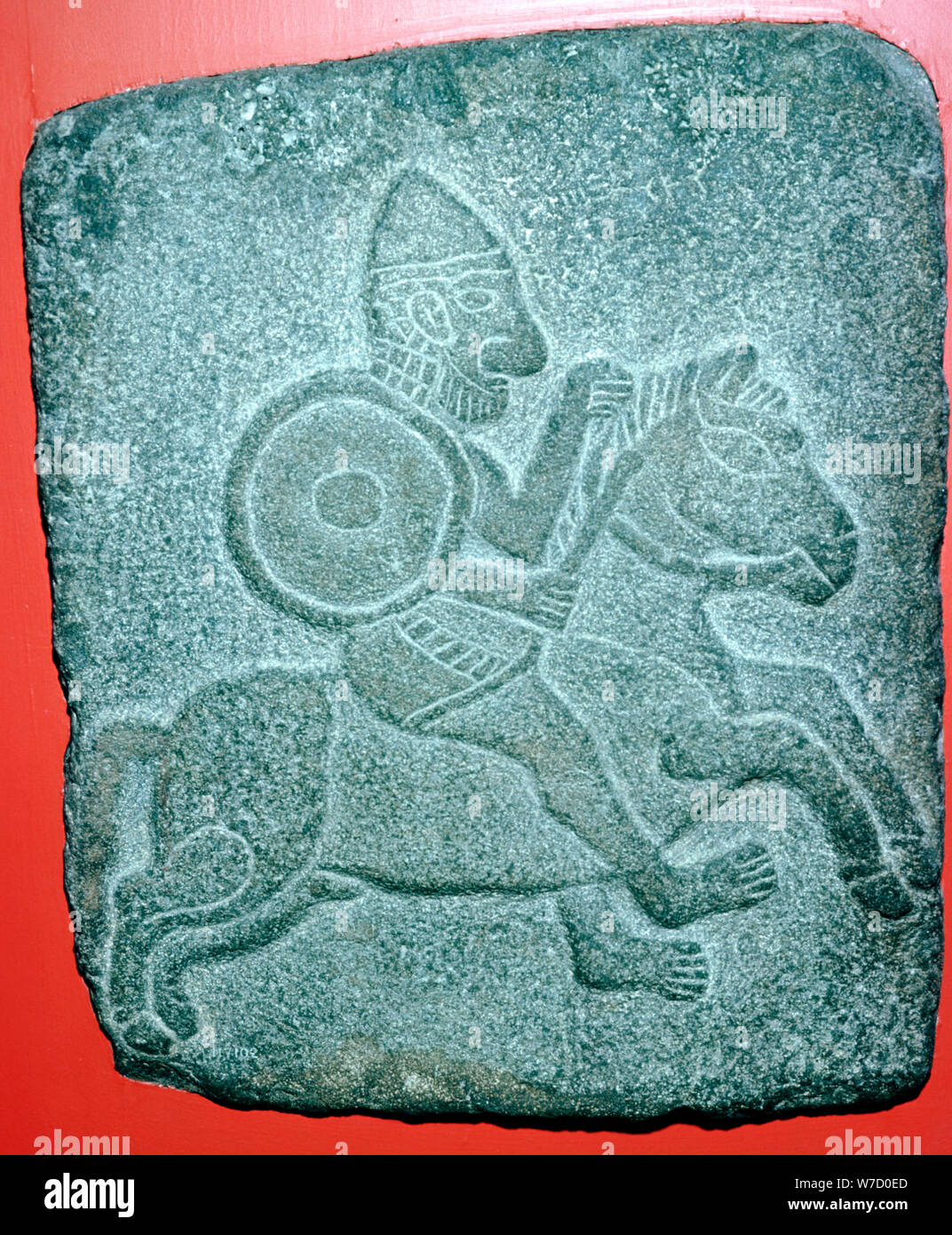 L'allégement de l'Hittite un cavalier, Tell Halaf, Syrie, c 10e - 9e siècle avant J.-C.. Artiste : Inconnu Banque D'Images