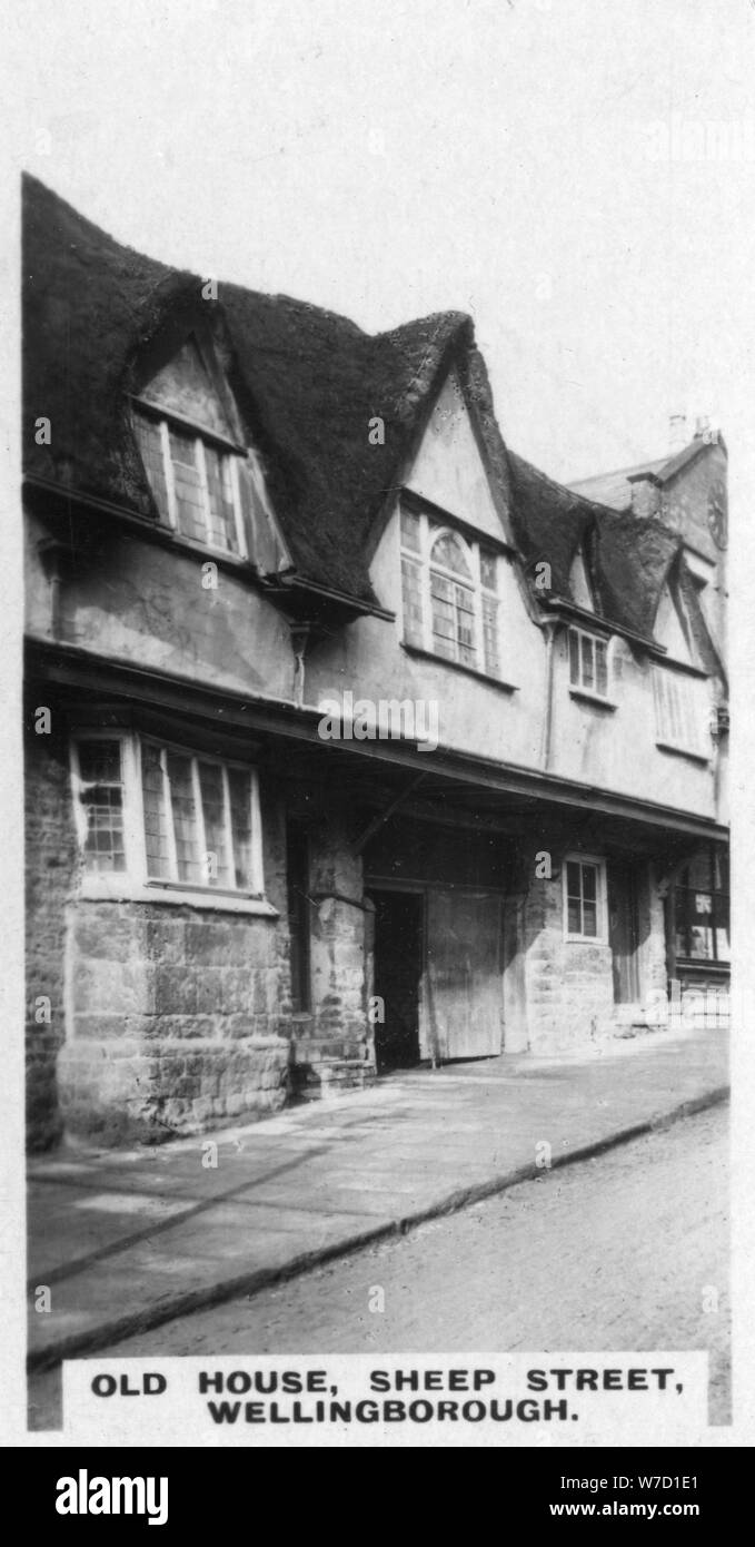 'Old House, Sheep Street, Wellingborough, Northamptonshire, c1920s. Artiste : Inconnu Banque D'Images