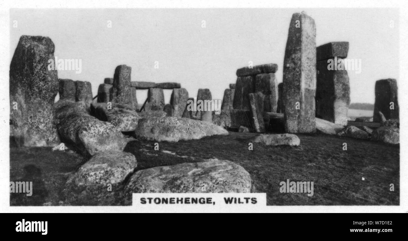 Stonehenge, Wiltshire, c1920s. Artiste : Inconnu Banque D'Images