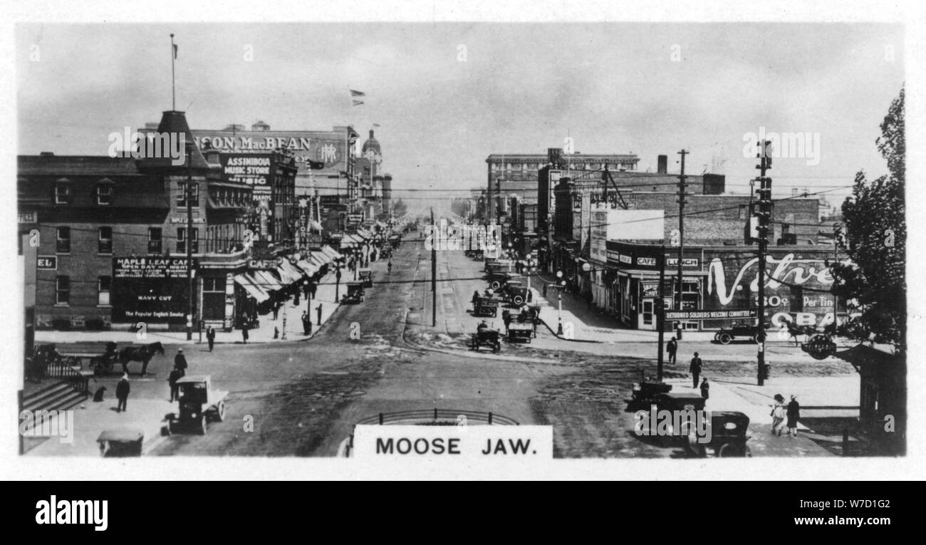 Moose Jaw, Saskatchewan, Canada, c1920s. Artiste : Inconnu Banque D'Images