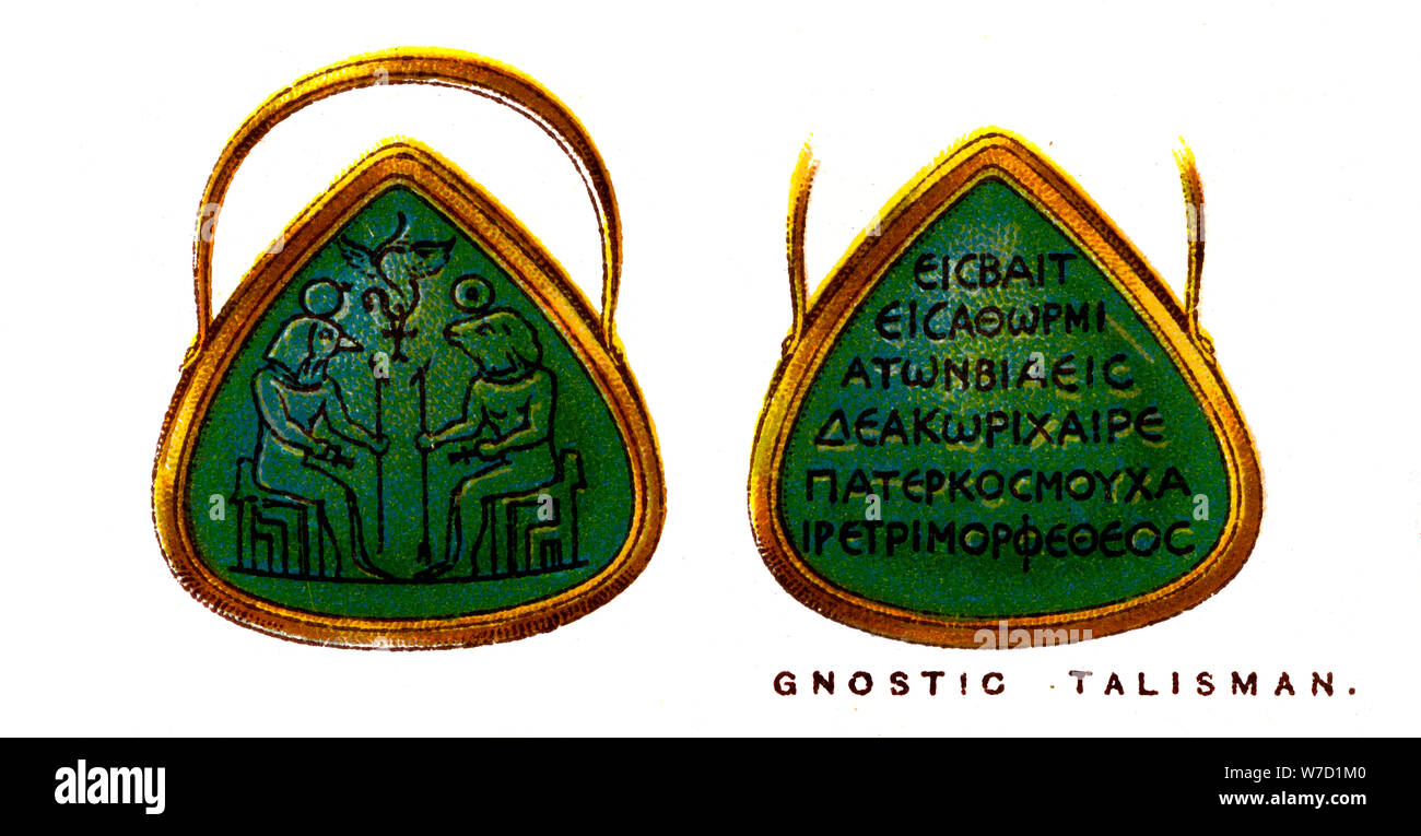 Talisman gnostique, 1923. Artiste : Inconnu Banque D'Images