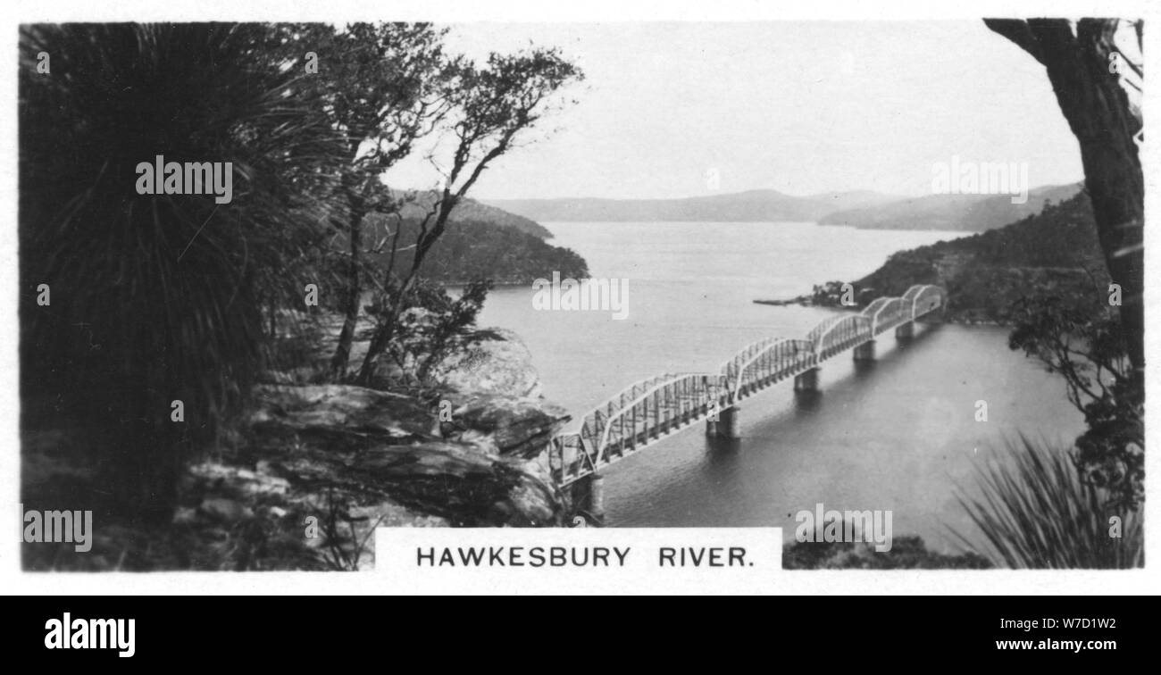 Hawkesbury River, Australie, 1928. Artiste : Inconnu Banque D'Images
