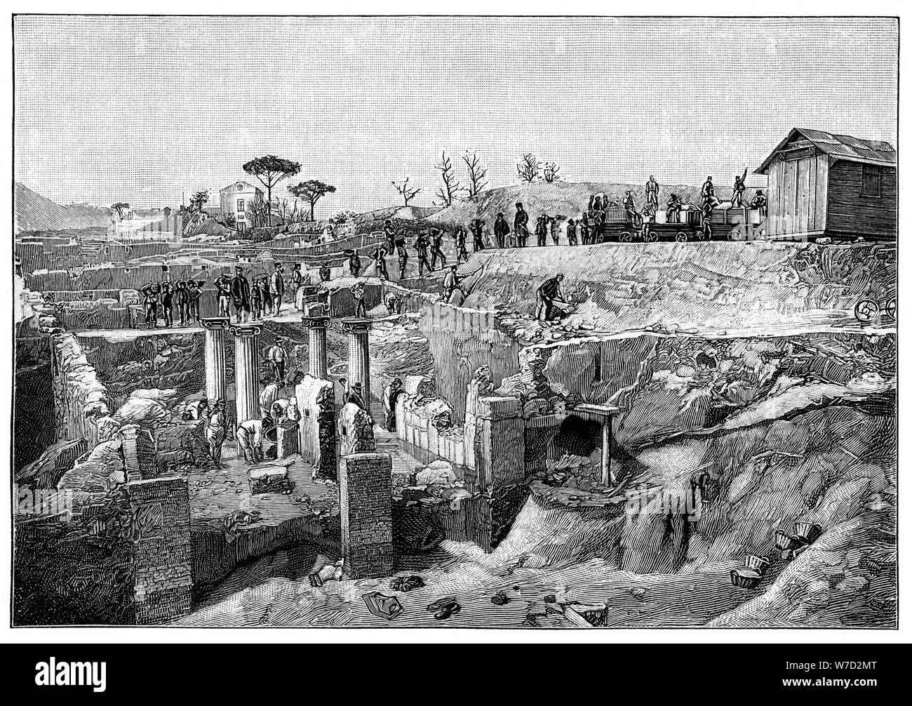 Pompéi, Italie, 1900. Artiste : Inconnu Banque D'Images