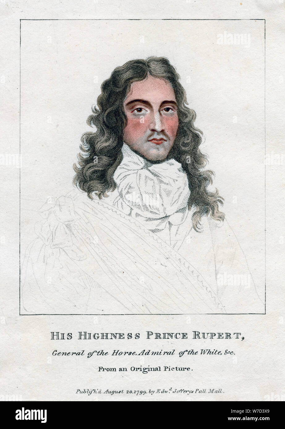 'Prince Rupert du Rhin', soldat et inventeur, 1799. Artiste : Inconnu Banque D'Images