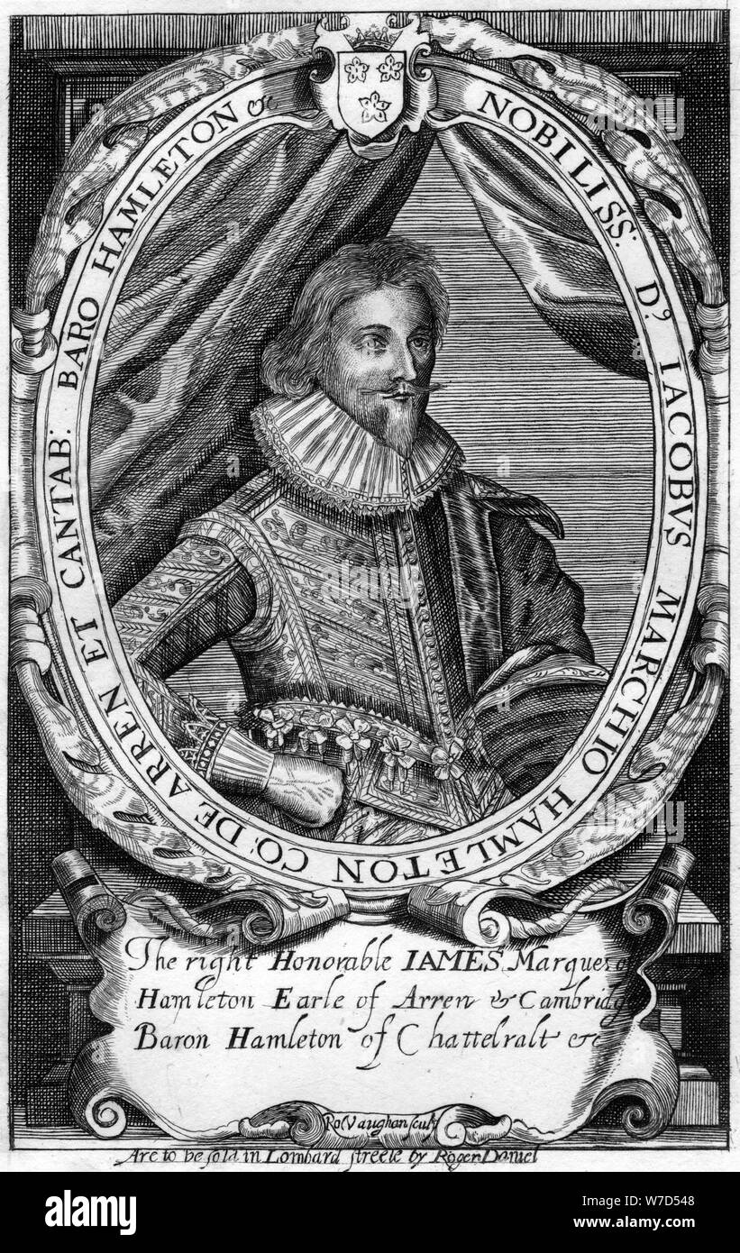 James, 2e marquis d'Hamilton. Artiste : Inconnu Banque D'Images