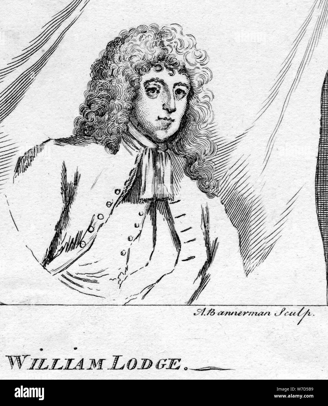 William Lodge (1649-1689), graveur et graveur anglais, 18e siècle.Artiste : Alexander Bannerman Banque D'Images