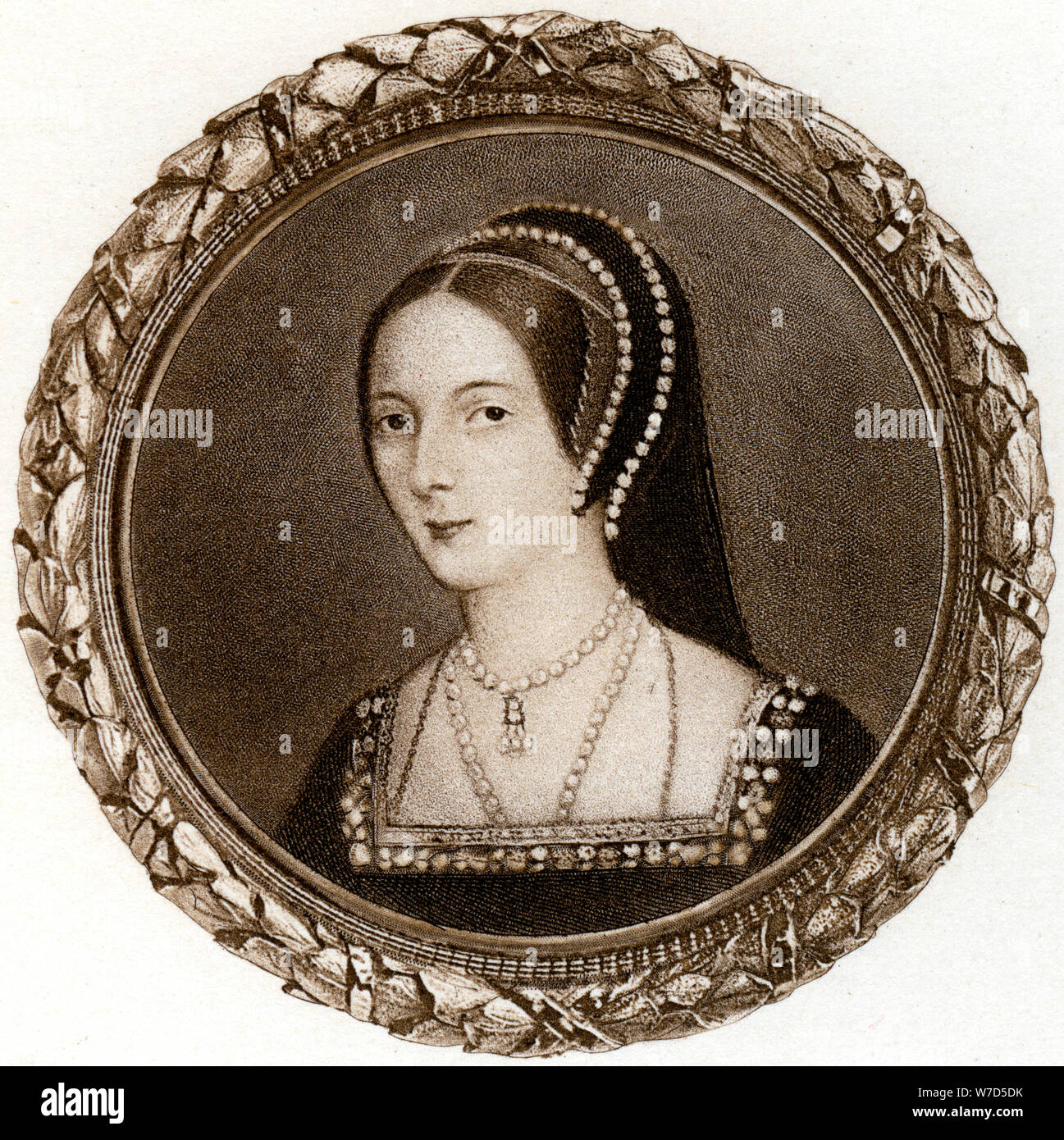 Anne Boleyn, 1530s, (1902). Artiste : Inconnu Banque D'Images