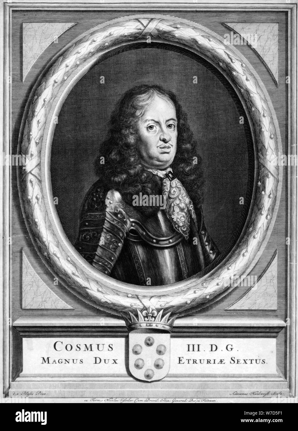 Cosme III, Grand-duc de Toscane, 17e siècle.Artiste : Adriaen Haelwegh Banque D'Images