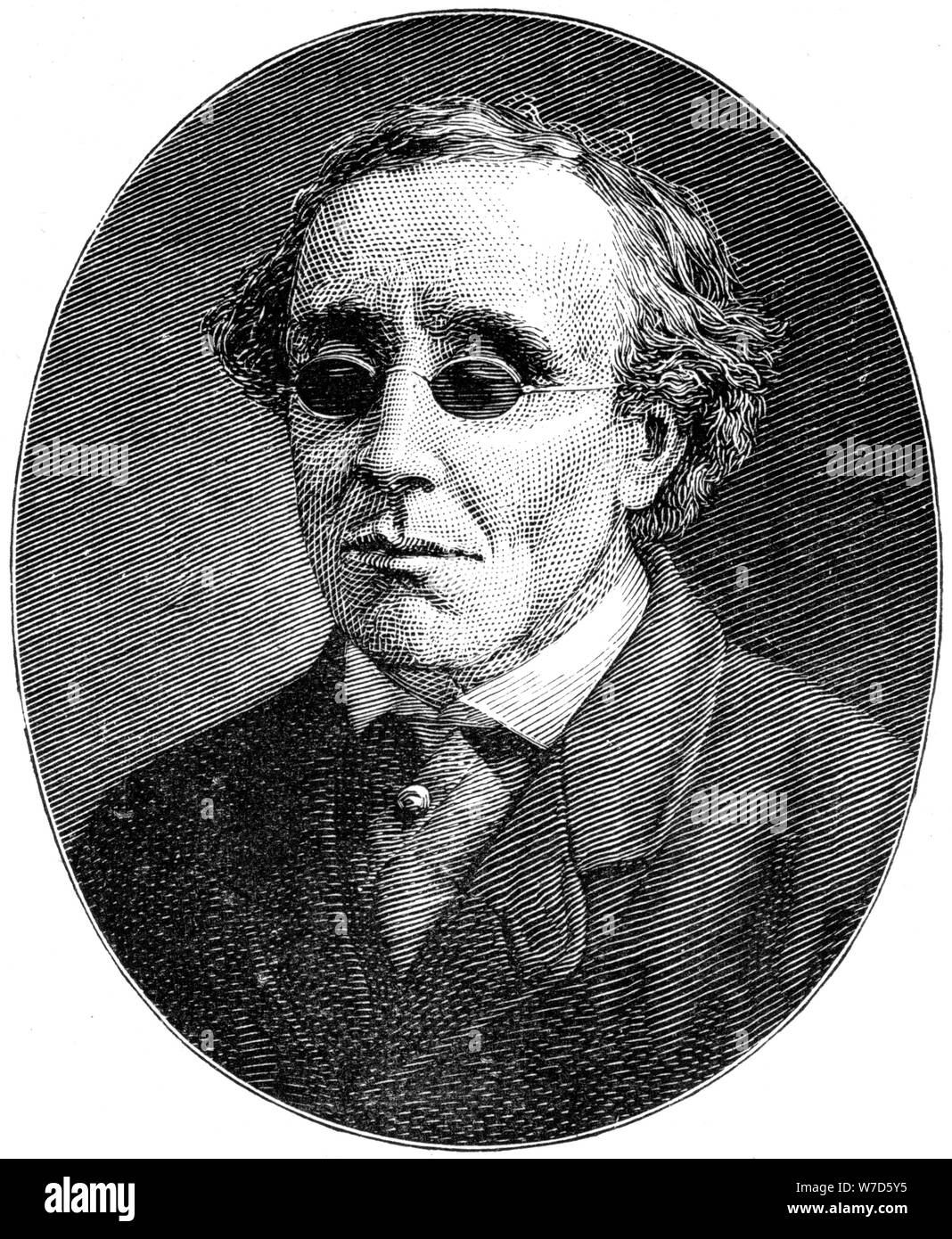 Le professeur Henry Fawcett, économiste et homme d'État anglais aveugle, 1900. Artiste : Inconnu Banque D'Images