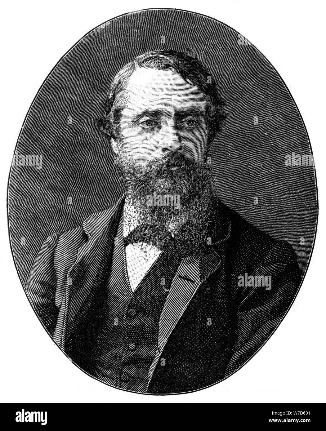 Lord Frederick Cavendish, politicien libéral britannique du 19e siècle, (1900).Artiste : Londres & Co photographique stéréoscopique Banque D'Images