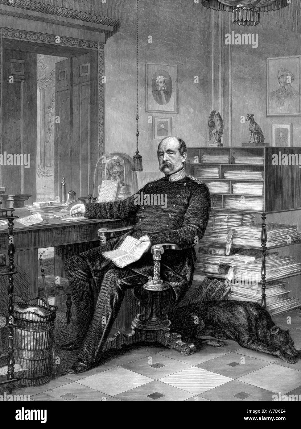 Le prince Otto von Bismarck (1815-1898), 1875. Artiste : Inconnu Banque D'Images