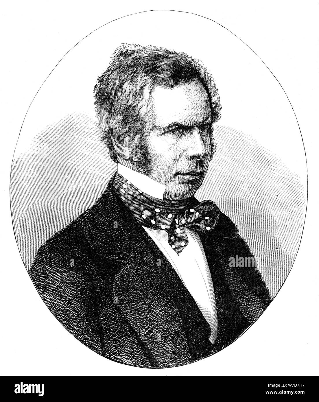 Peter King John Locke (1811-1885), homme politique français. Artiste : Inconnu Banque D'Images