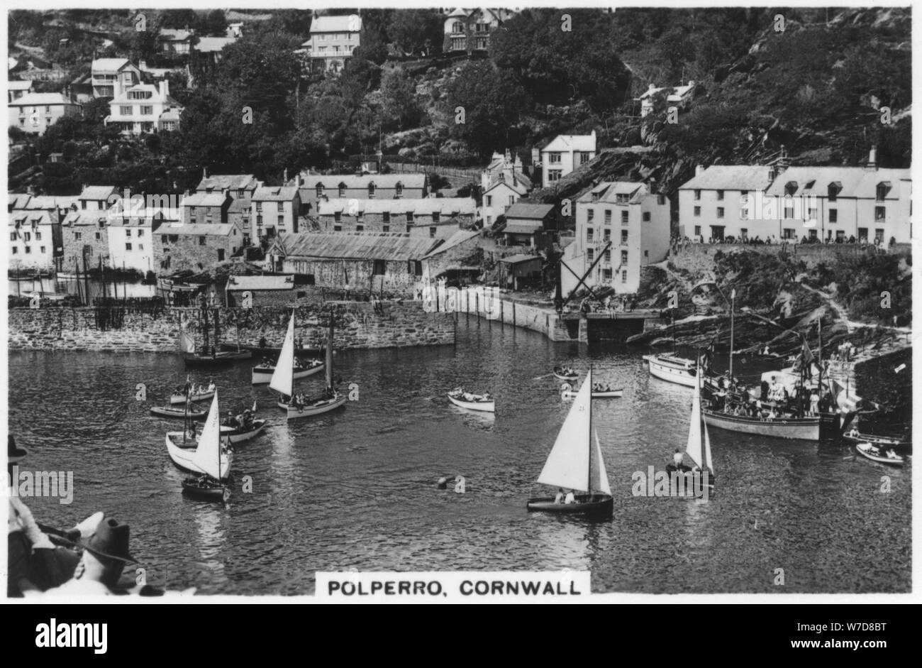 Cornwall, Polperro, 1936. Artiste : Inconnu Banque D'Images