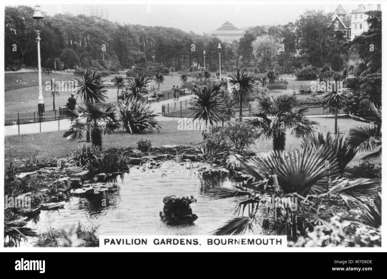 Pavilion Gardens, Bournemouth, Dorset, 1937. Artiste : Inconnu Banque D'Images