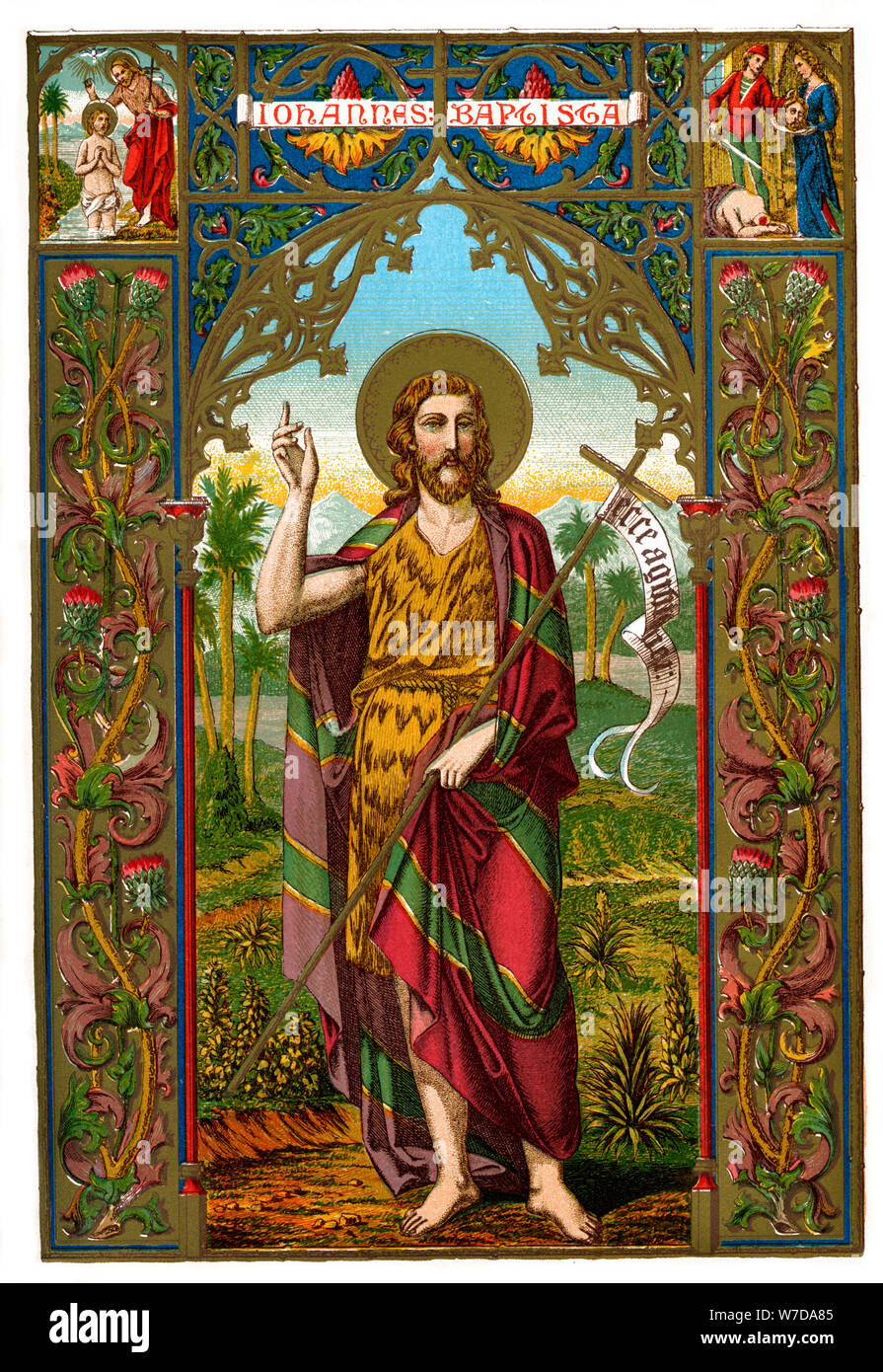 St Jean le Baptiste, 1886. Artiste : Inconnu Banque D'Images