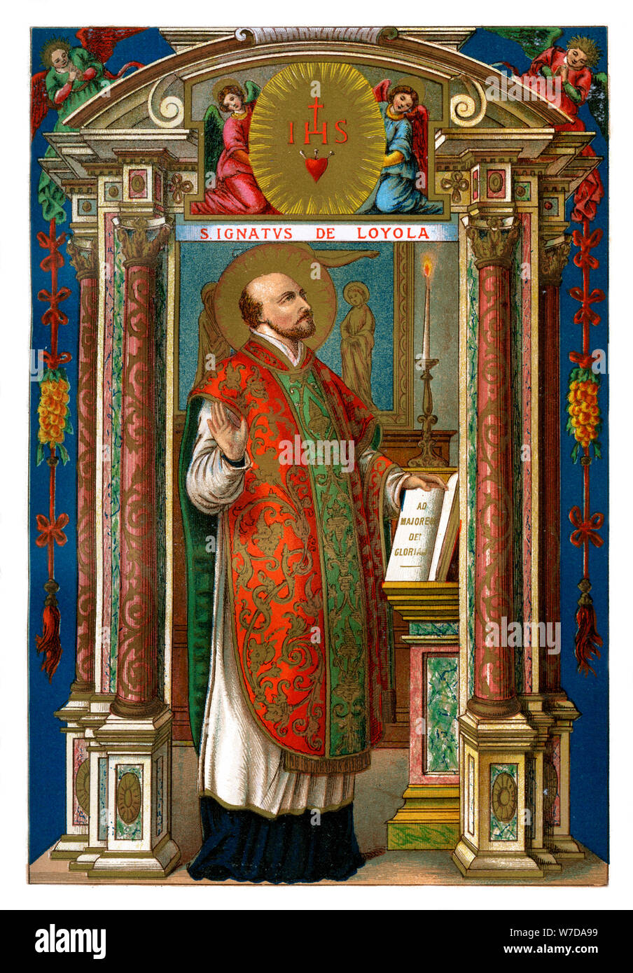 Saint Ignace de Loyola, 1886. Artiste : Inconnu Banque D'Images