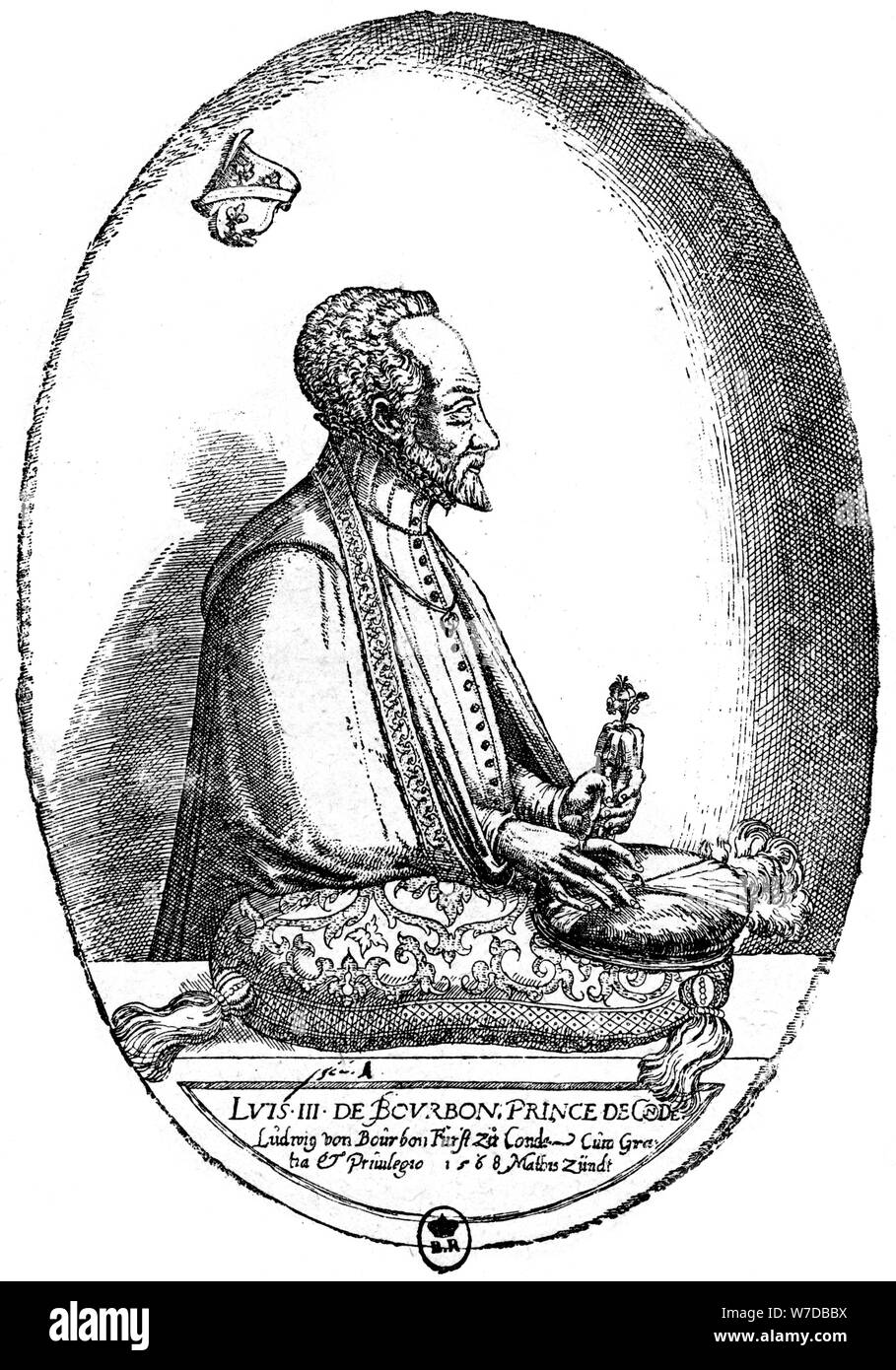 Louis I de Bourbon, prince de Condé, 1898. Artiste : Inconnu Banque D'Images