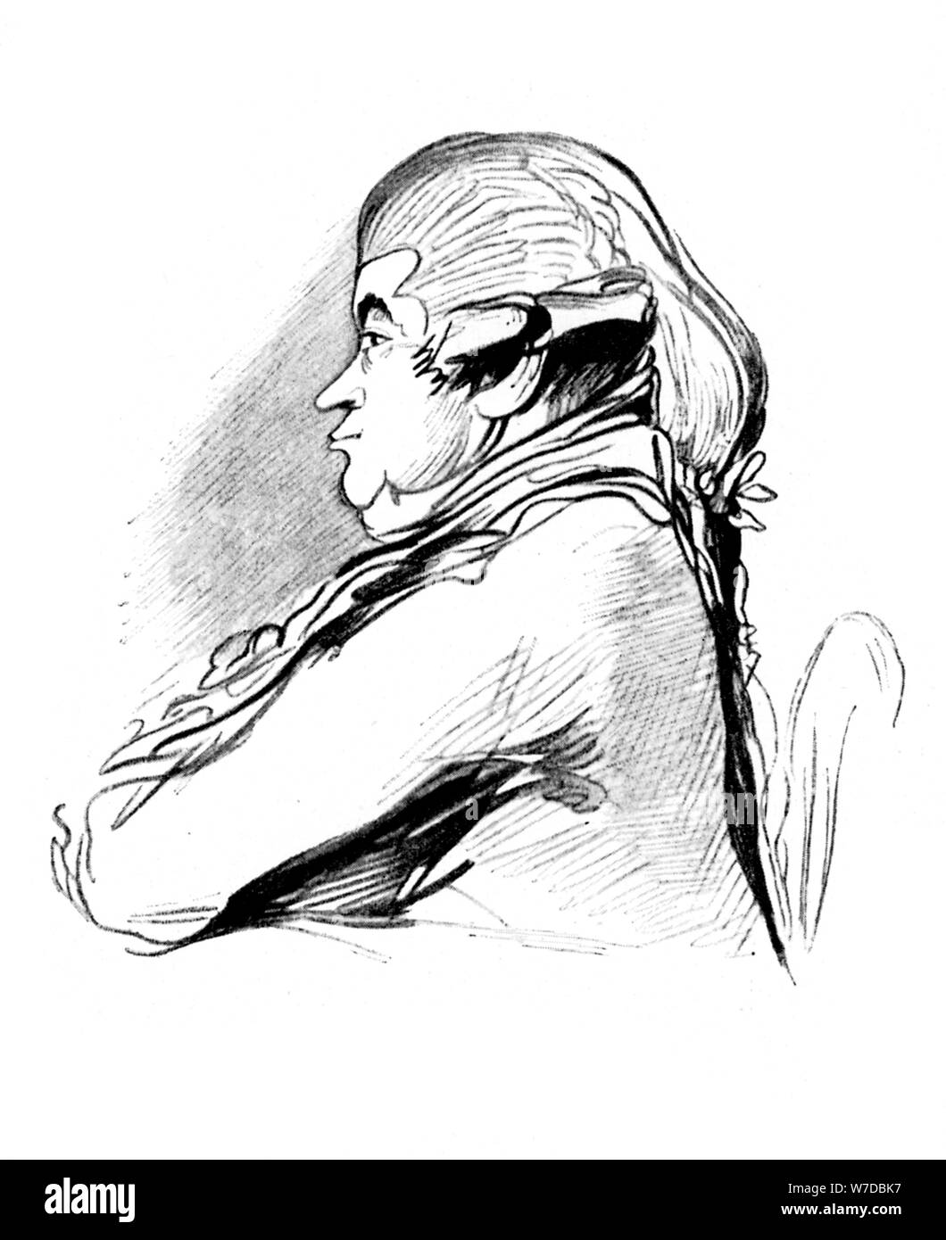 James Boswell, avocat écossais, chroniqueur, et l'auteur, (1912). Artiste : Inconnu Banque D'Images