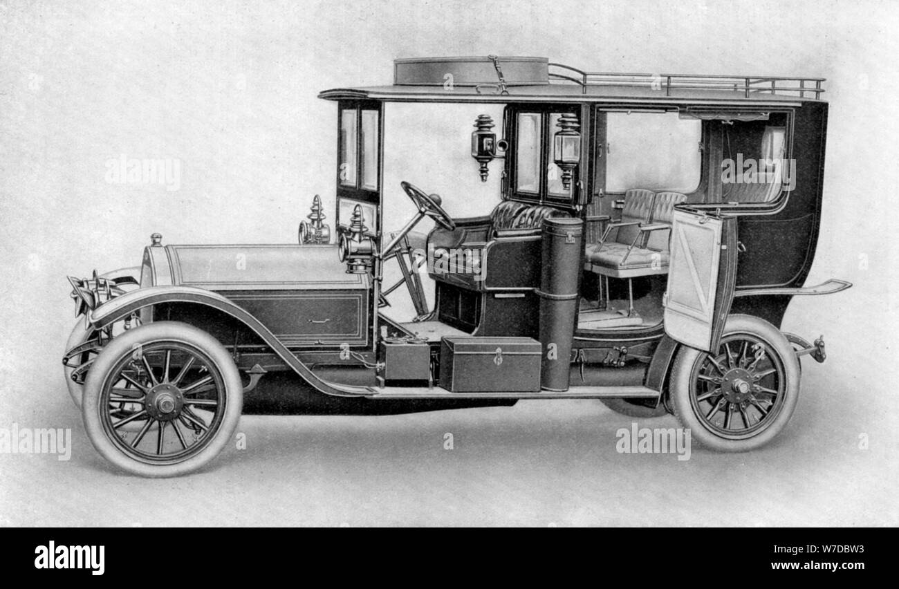 Dessin d'une voiture, 1911-1912.Artist : Kilmsch & Co. Banque D'Images