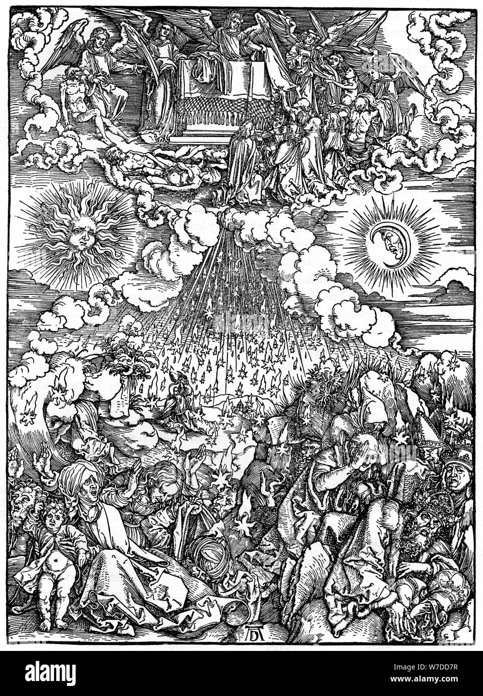 "L'ouverture de la cinquième et sixième, des phoques, 1498 (1936). Artiste : Albrecht Dürer Banque D'Images
