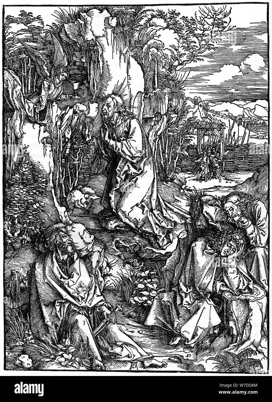 'L'agonie dans le jardin", 1498, (1936). Artiste : Albrecht Dürer Banque D'Images