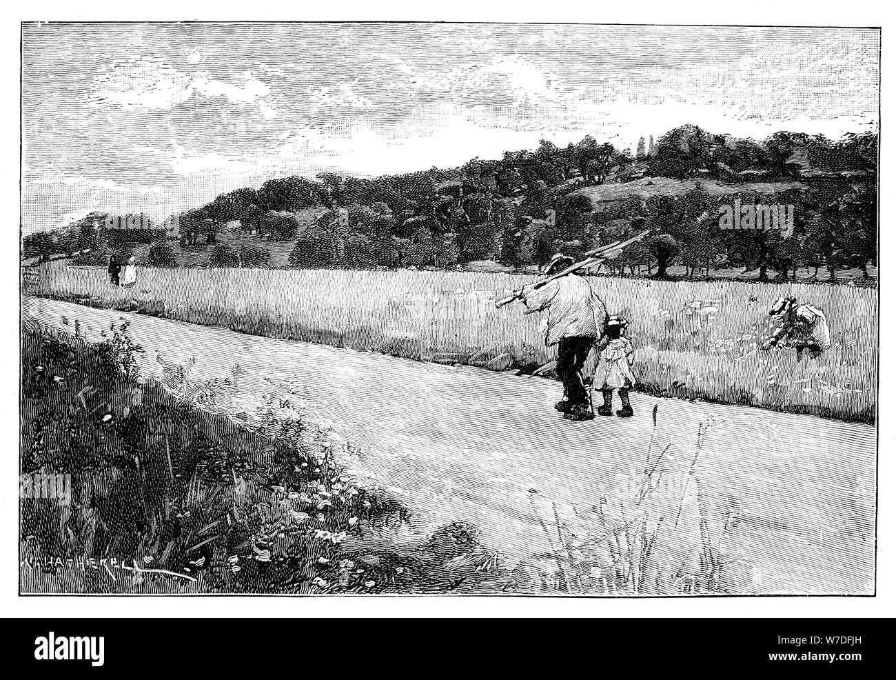 Runnymede, 19ème siècle. Artiste : Inconnu Banque D'Images