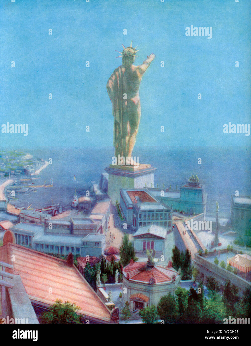 Le Colosse de Rhodes, Grèce, 1933-1934. Artiste : Inconnu Banque D'Images