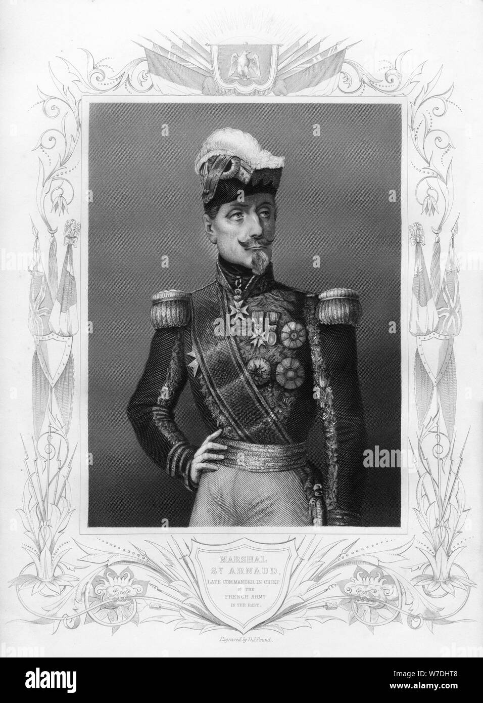 Armand-Jacques Leroy de Saint-Arnaud (1801-1854), 1857.Artiste : DJ Pound Banque D'Images