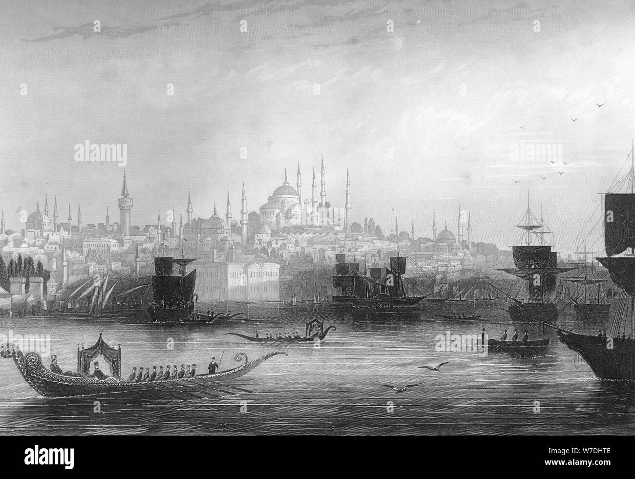 Constantinople (Istanbul), Turquie, 1857.Artiste : H Bibby Banque D'Images