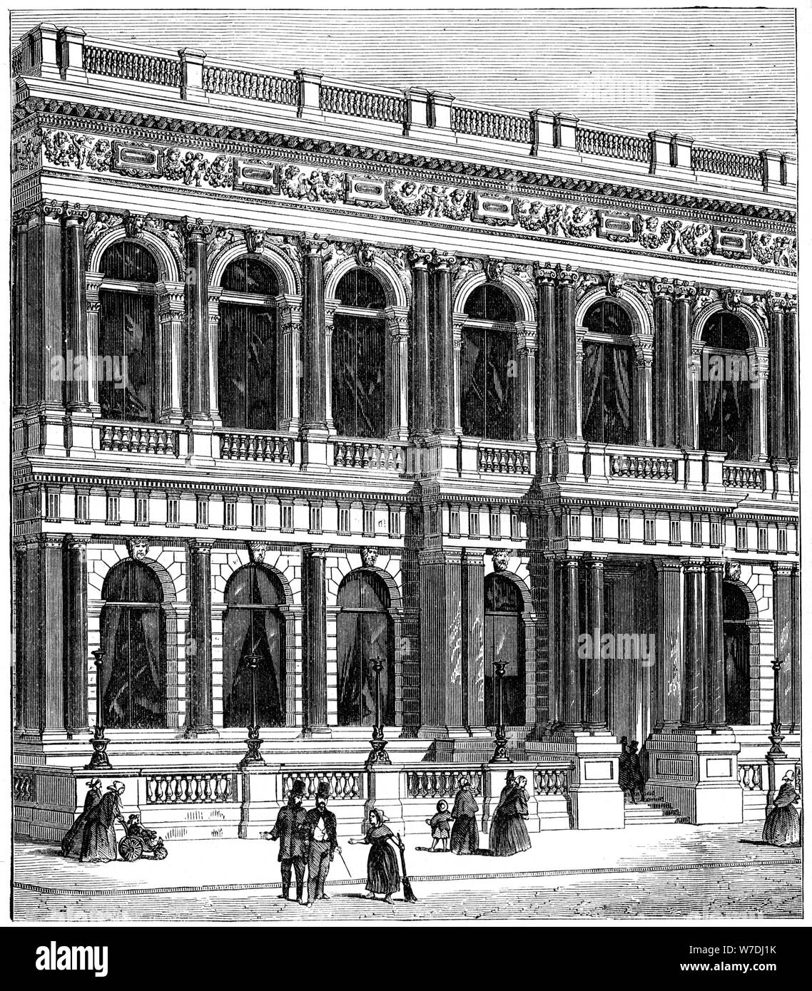 Le Carlton Club, Londres, 1891. Artiste : Inconnu Banque D'Images