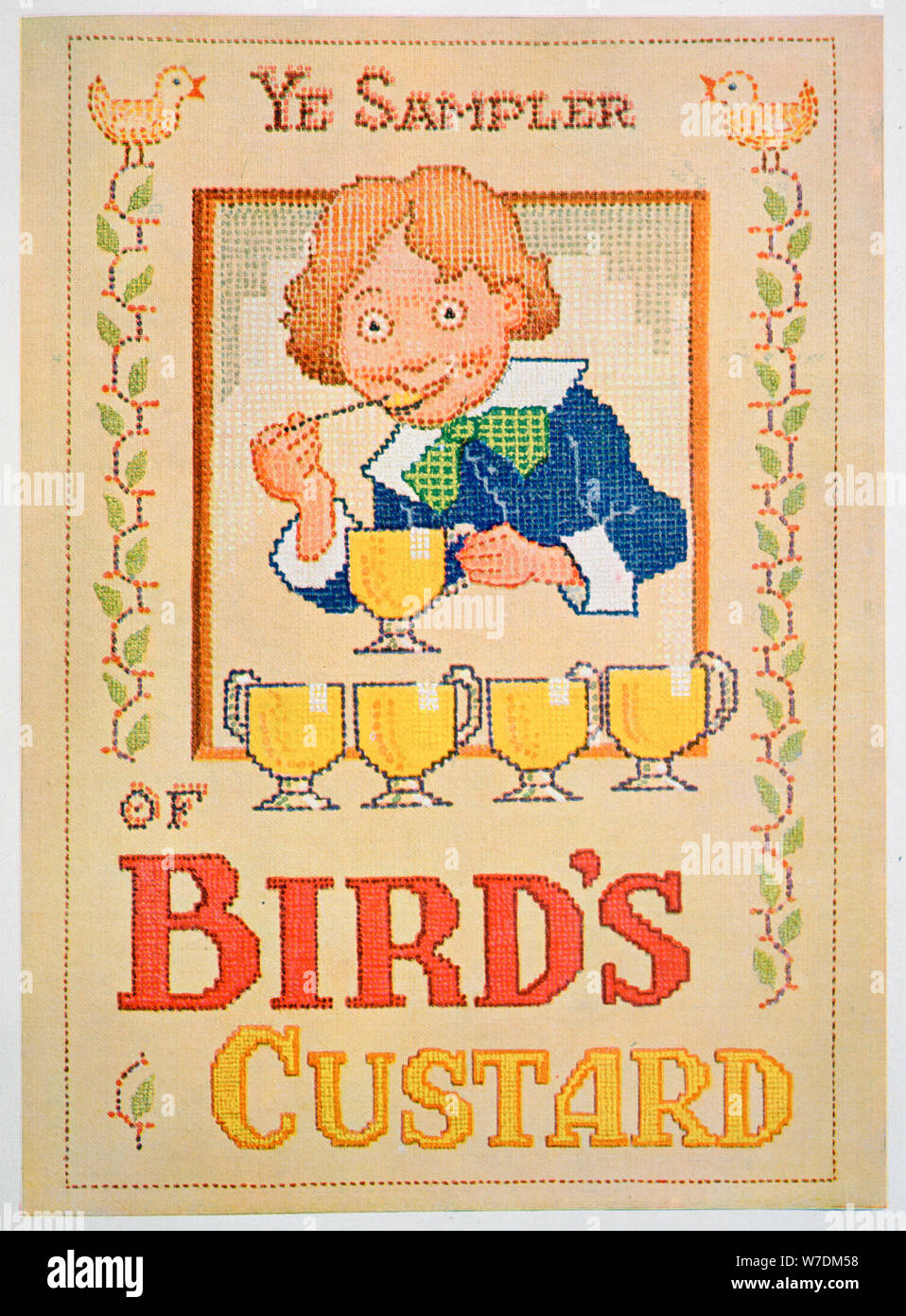 Bird's Custard annonce, 1929. Artiste : Inconnu Banque D'Images