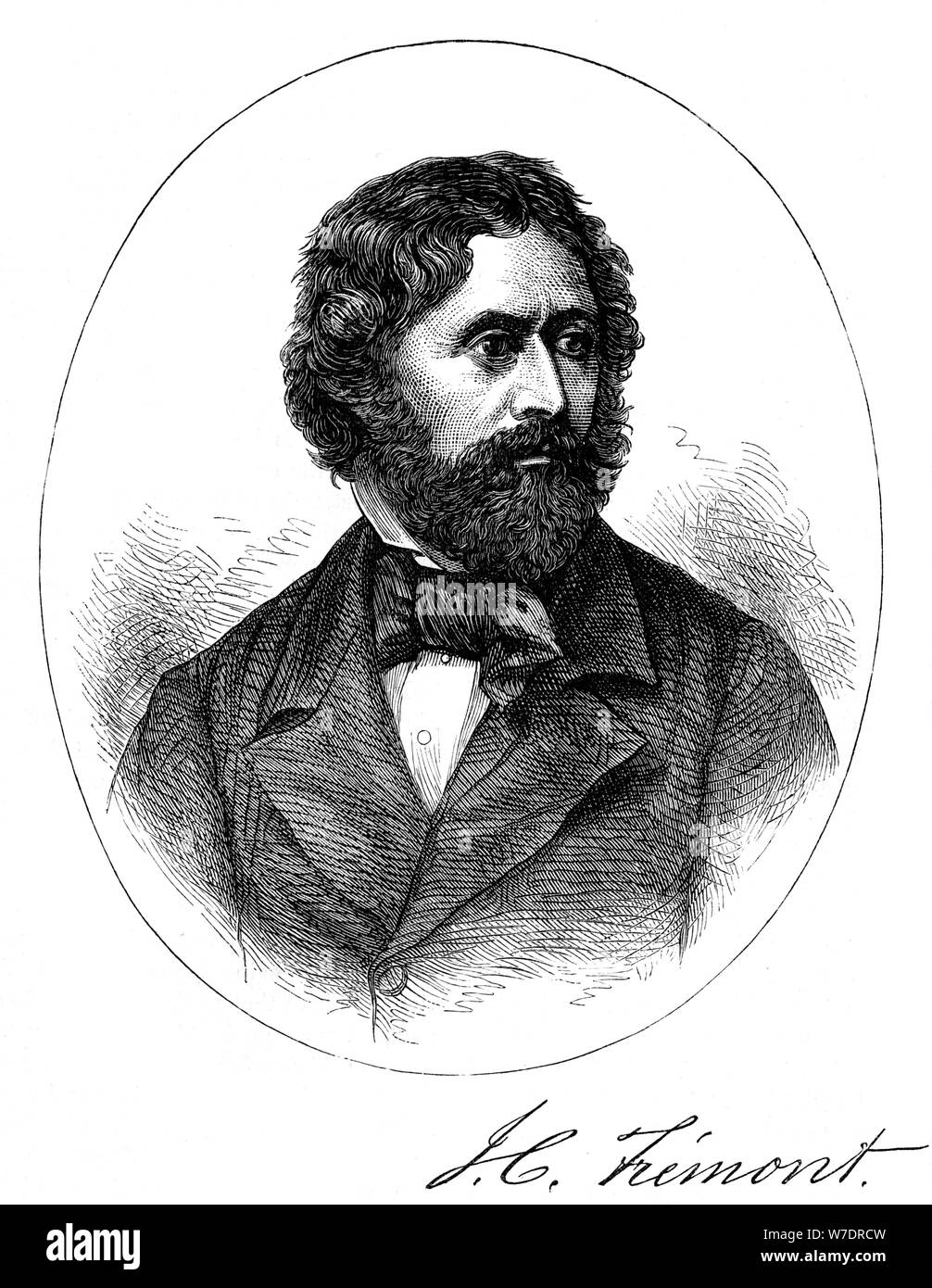 John C. Fremont, soldat américain, explorateur et candidat à la présidentielle, (c1880). Artiste : Inconnu Banque D'Images