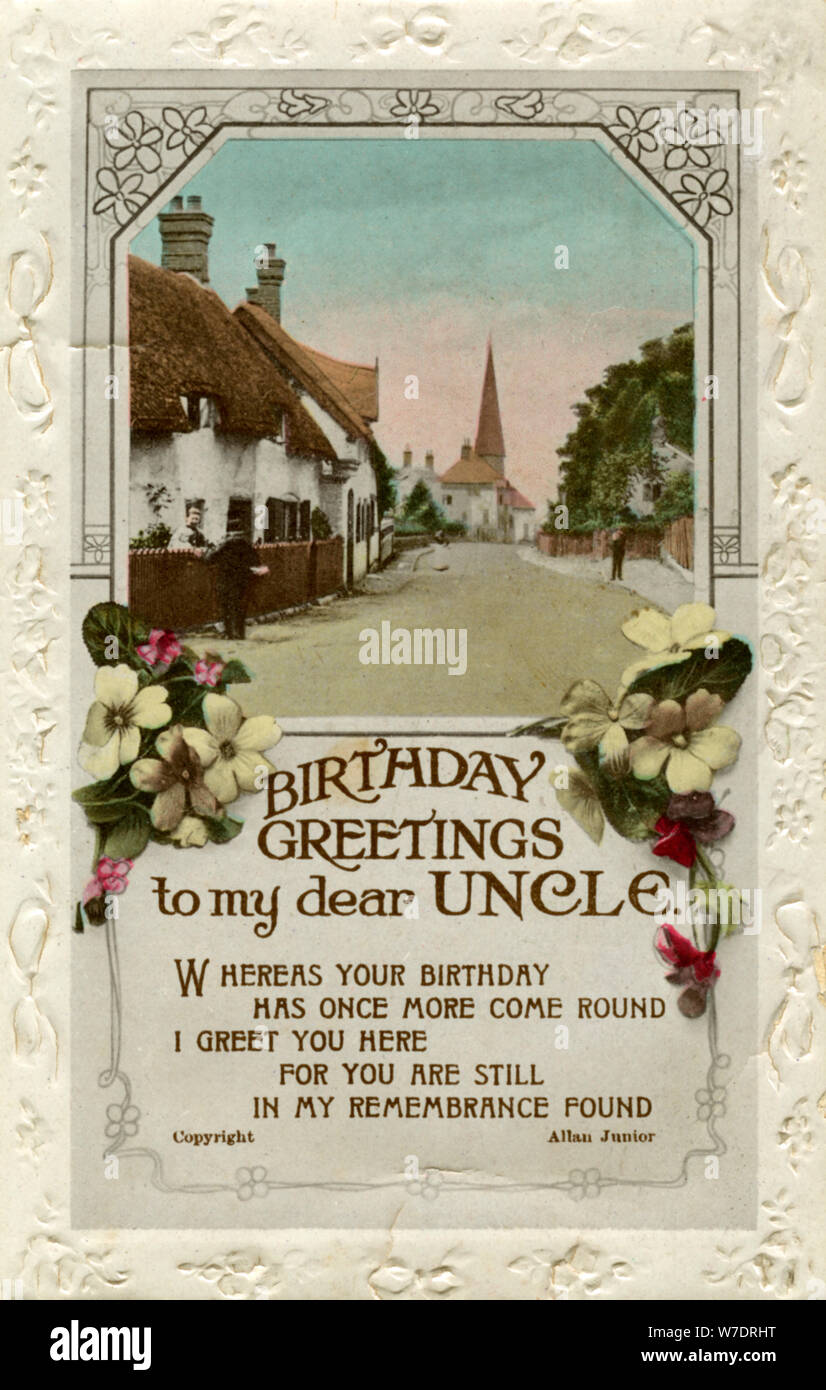 Voeux D Anniversaire Anglais Banque D Image Et Photos Alamy