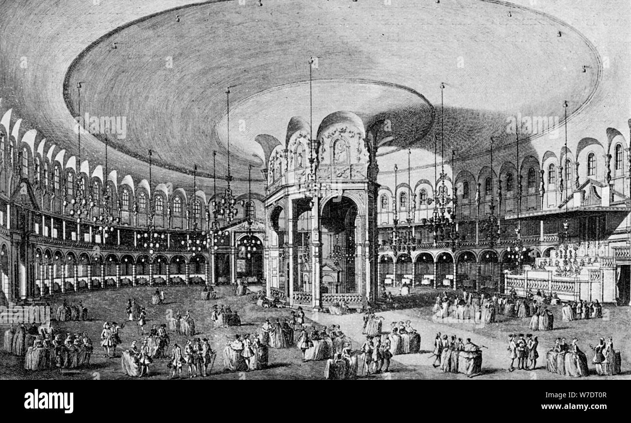 'Une vue de l'intérieur de la rotonde à Ranelagh Gardens', 1899. Artiste : Inconnu Banque D'Images