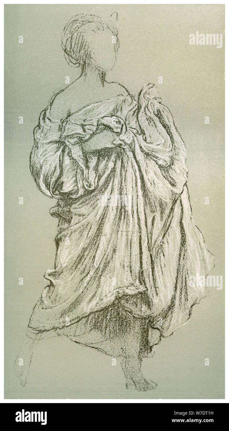 "Étude d'Daphnephoria', c1880-1882. Artiste : Frederic Leighton Banque D'Images