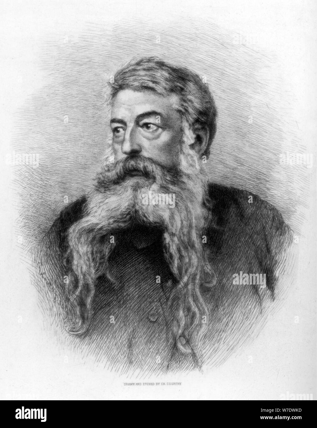 Jean Louis Ernest Meissonier, artiste français, c1880-1882.Artist : CL Courtry Banque D'Images