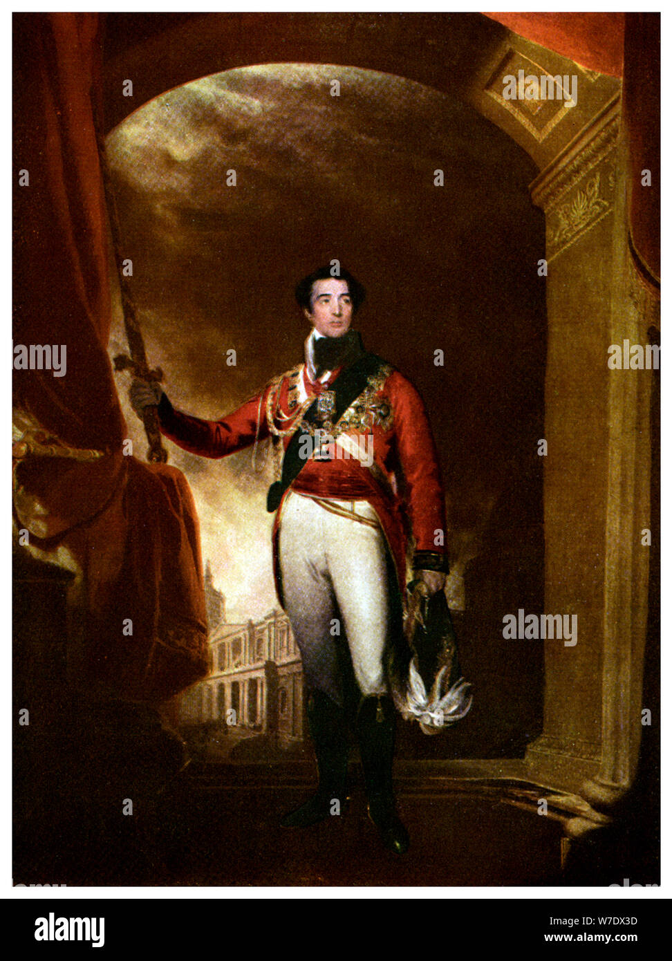 Le duc de Wellington, Irlandais de naissance soldat britannique et homme d'État, 19ème siècle (1956). Artiste : Inconnu Banque D'Images