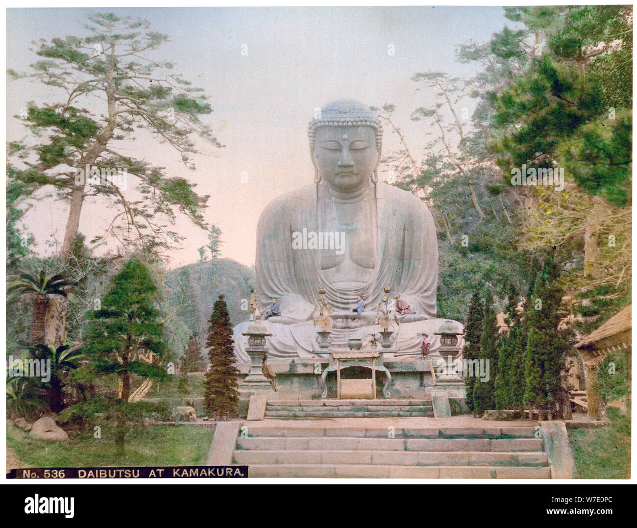Daibutsu à Kamakura, au Japon, au début du xxe siècle( ?). Artiste : Inconnu Banque D'Images