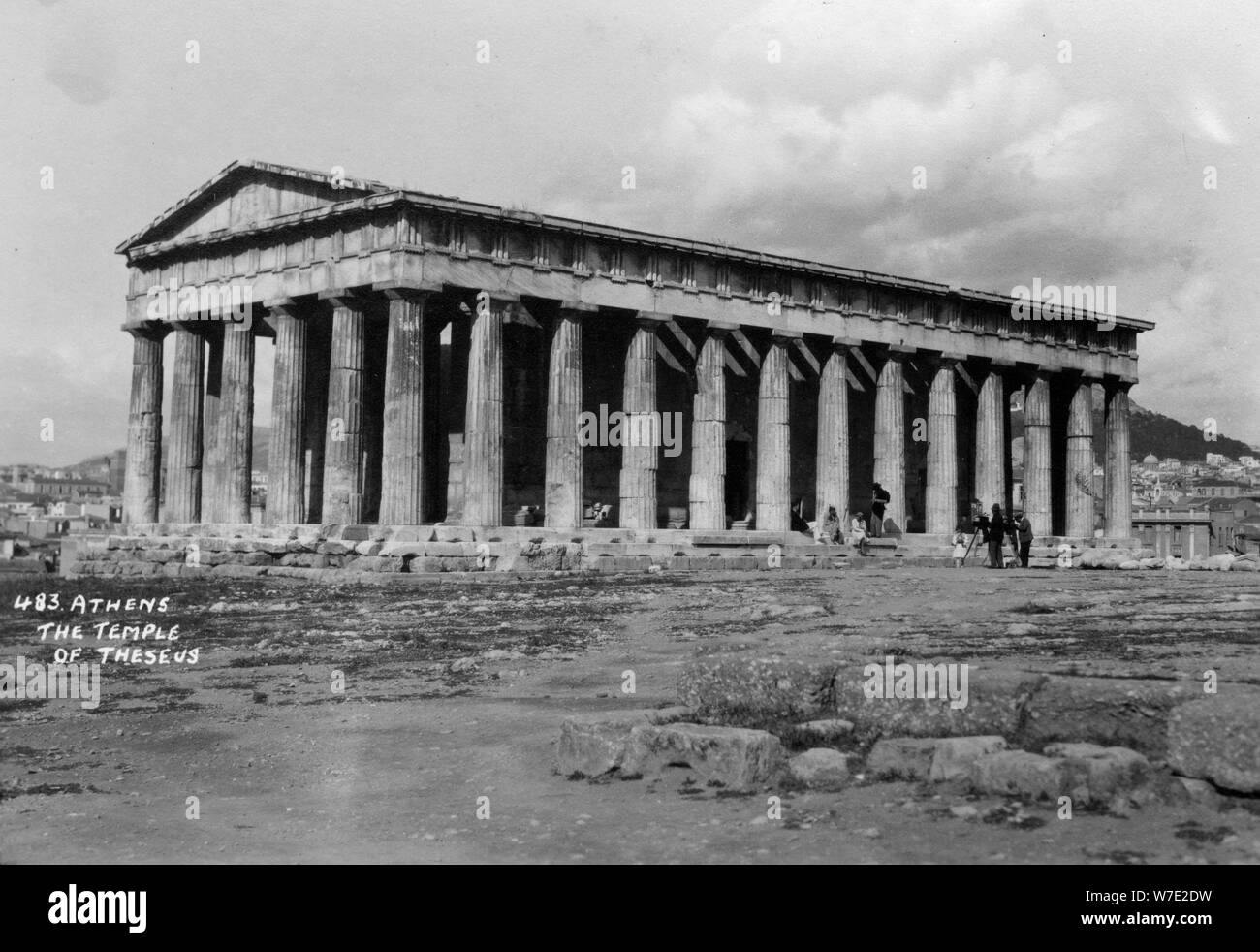 Le Theseion, l'agora, Athènes, Grèce, c1920s-c1930s( ?). Artiste : Inconnu Banque D'Images