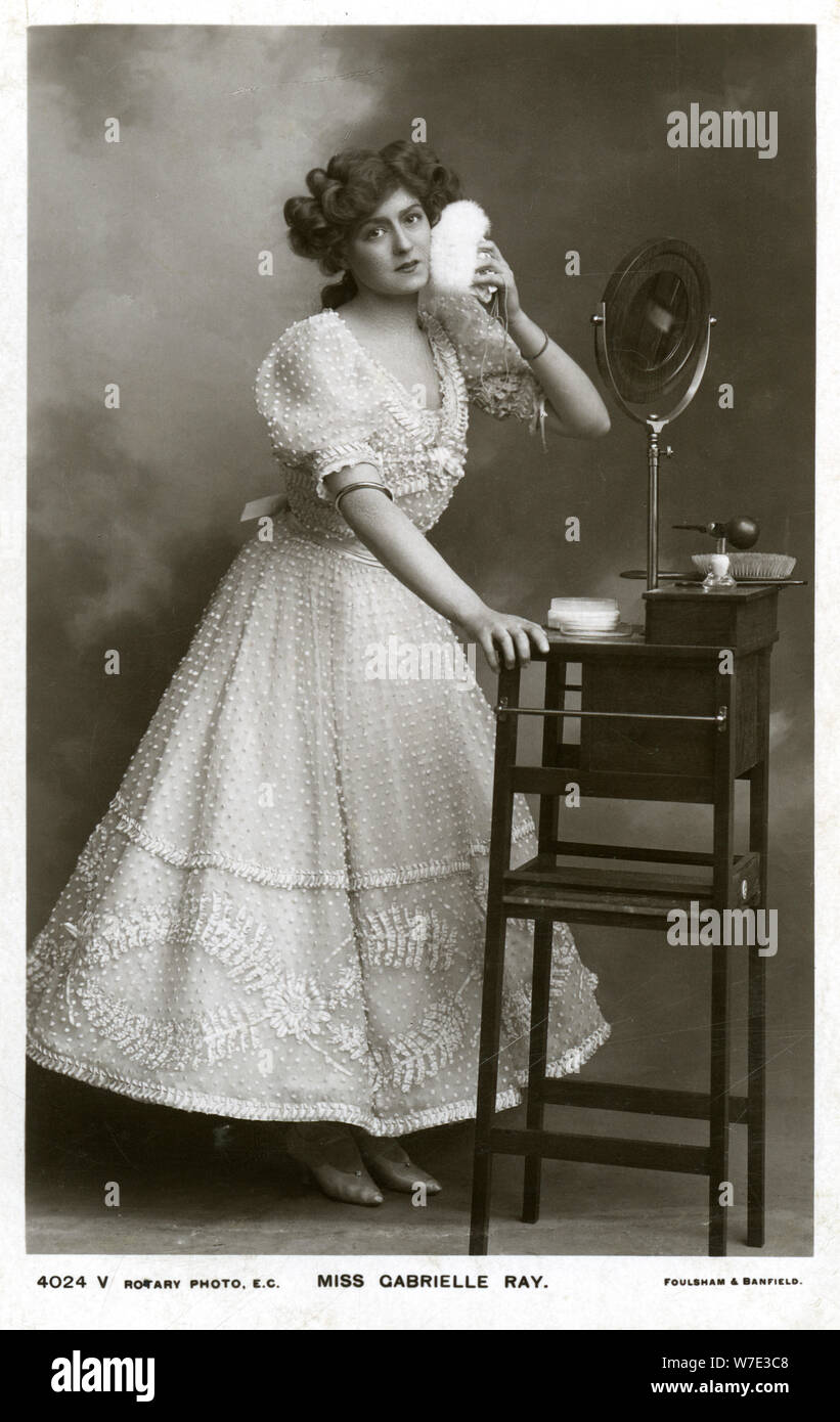 Gabrielle Ray, actrice, danseuse et chanteuse, c1906.Artist : Photo rotatif Banque D'Images