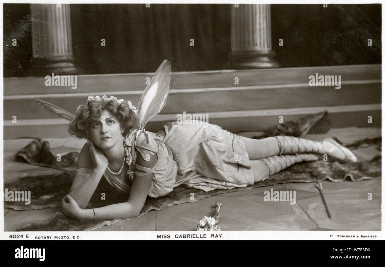 Gabrielle Ray, actrice, danseuse et chanteuse, c1900s( ?).Artiste : Photo rotatif Banque D'Images