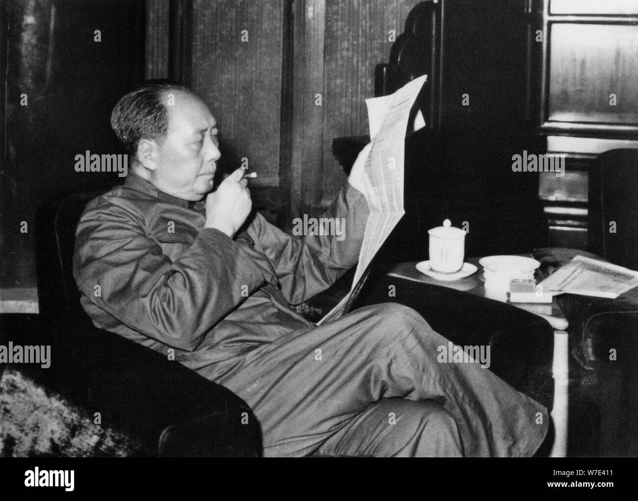 Mao Zedong, leader communiste chinois et révolutionnaire, c1960s( ?). Artiste : Inconnu Banque D'Images