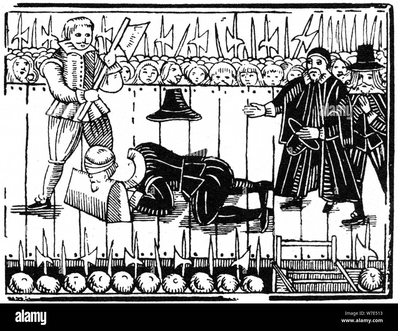 Le Royal le martyre, d'une ballade de 1648 (1964). Artiste : Anon Banque D'Images