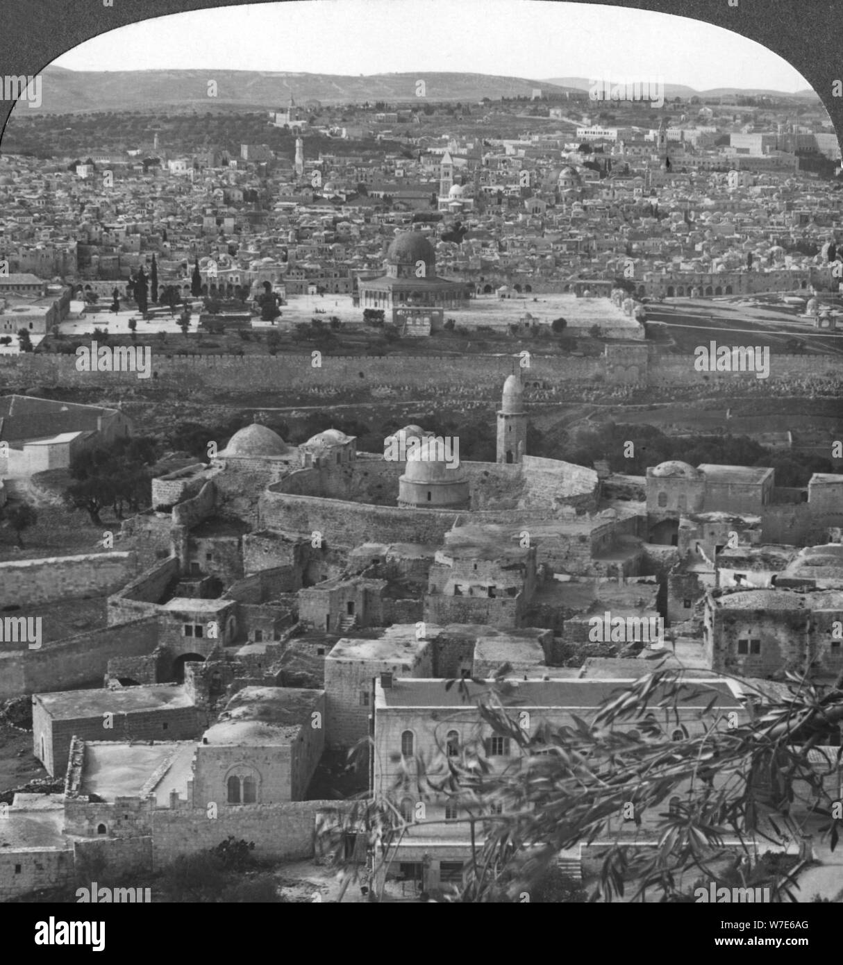 "Jérusalem la Ville sainte, ont sauvé des Turcs', la Palestine, la Première Guerre mondiale, c1917-1918. Artiste : Éditeurs Voyages réaliste Banque D'Images