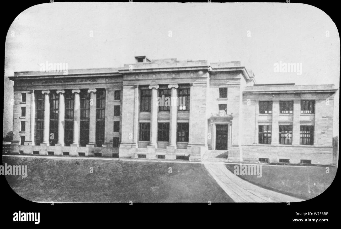 L'École de droit, Université Harvard, Cambridge, Massachusetts, USA, au début du xxe siècle. Artiste : Inconnu Banque D'Images