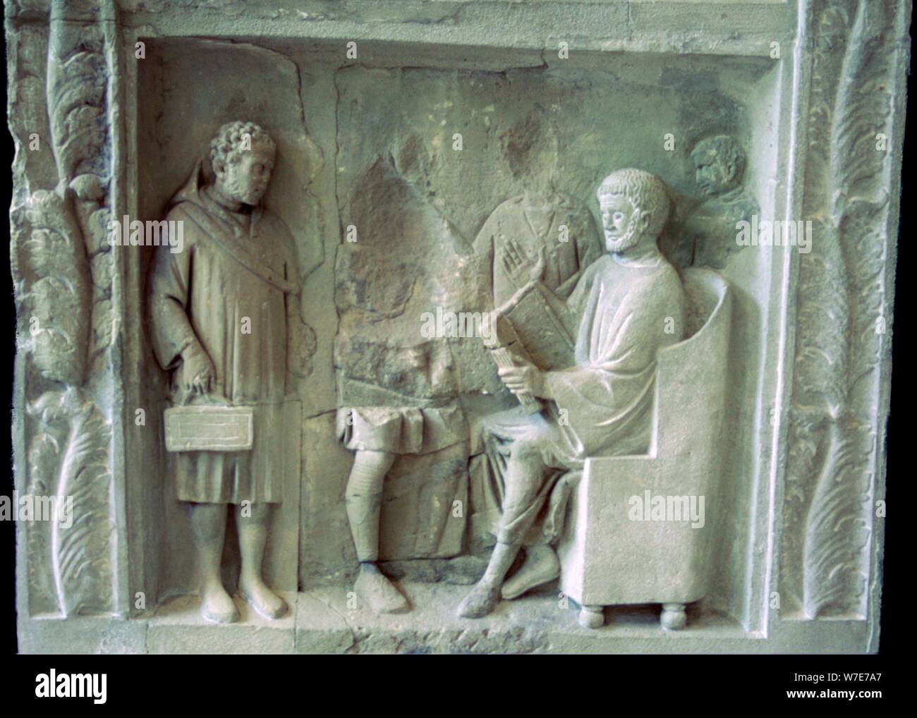 Une classe d'allégement romain scène. Artiste : Inconnu Banque D'Images