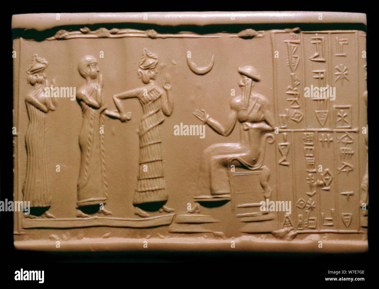 Sumerian deity Banque de photographies et d’images à haute résolution Alamy
