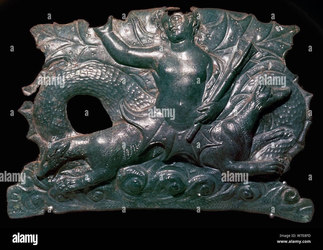Bronze grec de Scylla. Artiste : Inconnu Banque D'Images