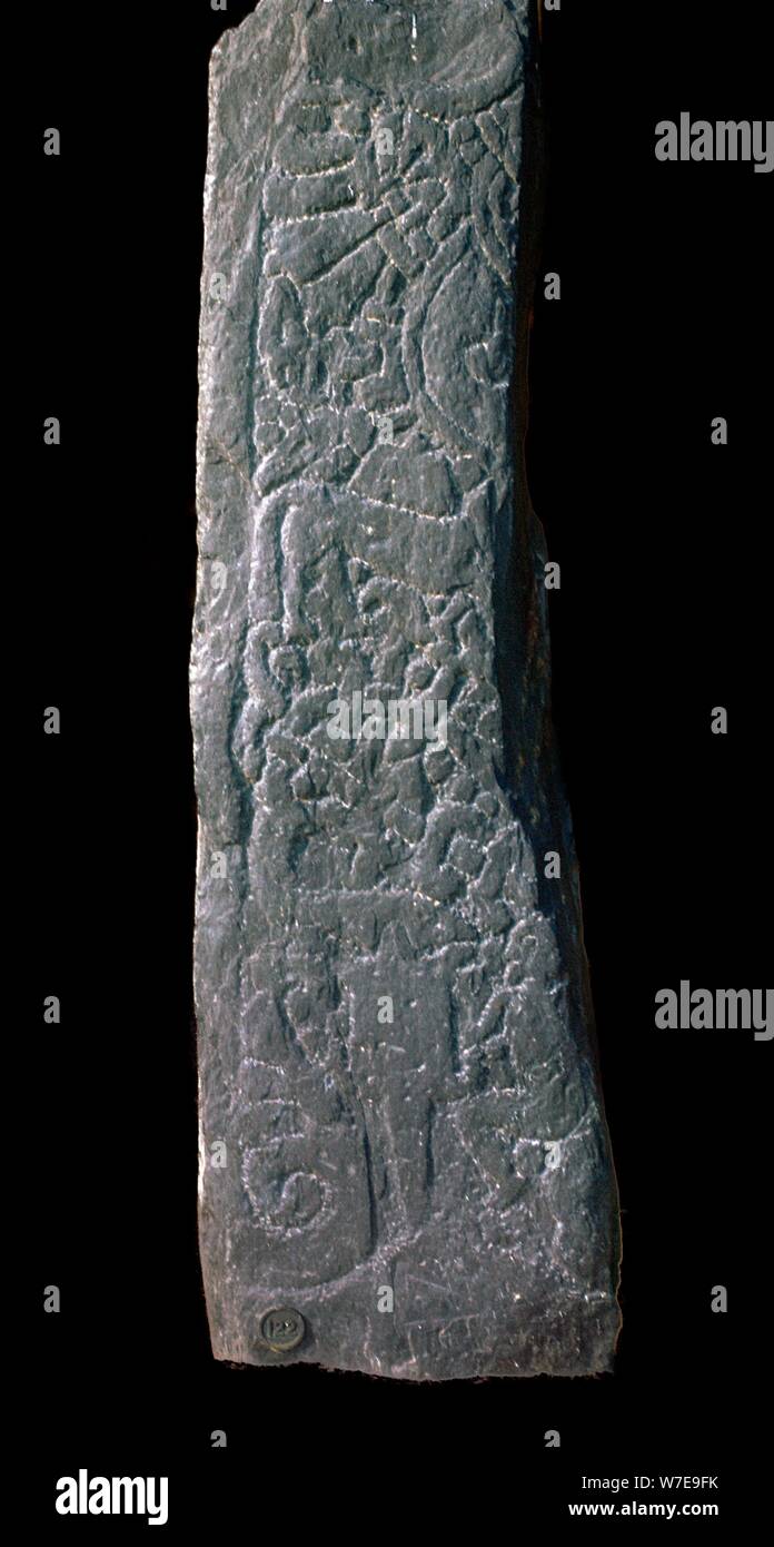Contre-Viking roche montrant l'histoire de Sigurd. Artiste : Inconnu Banque D'Images