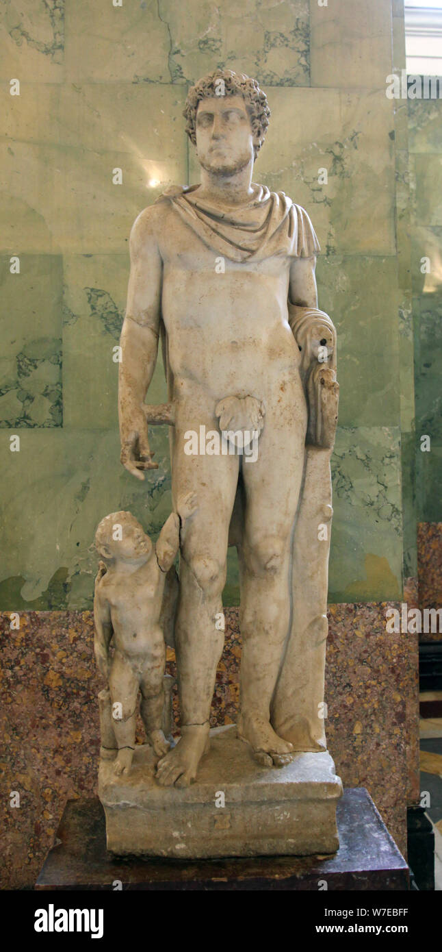 Statue de Lucius Aelius, c mi 2ème siècle. Artiste : Inconnu Banque D'Images